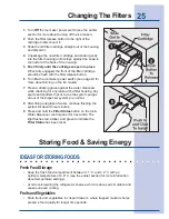 Preview for 25 page of Electrolux 241737900 Use And Care Manual