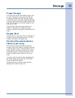 Preview for 13 page of Electrolux 241888404 Use & Care Manual