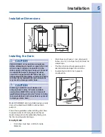 Предварительный просмотр 5 страницы Electrolux 241927600 Use & Care Manual