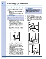 Preview for 8 page of Electrolux 241927600 Use & Care Manual