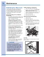 Preview for 16 page of Electrolux 241957000 Use And Care Manual