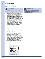 Preview for 4 page of Electrolux 242090301 (Spanish) Guia De Uso Y Cuidado