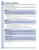 Preview for 26 page of Electrolux 242090301 (Spanish) Guia De Uso Y Cuidado