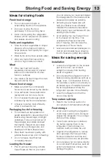 Preview for 13 page of Electrolux 242232501 Use And Care Manual