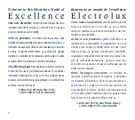 Preview for 4 page of Electrolux 2500 SR Manual