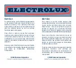 Preview for 16 page of Electrolux 2500 SR Manual