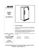 Electrolux 253.280528012 Repair Parts List Manual preview