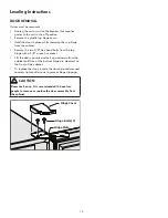 Preview for 10 page of Electrolux 253.4475 Use & Care Manual