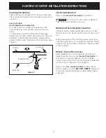 Preview for 5 page of Electrolux 30" Coil Elements Installation Instructions Manual
