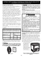 Preview for 14 page of Electrolux 30" DUAL FUEL Installation Instructions Manual