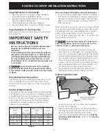Preview for 3 page of Electrolux 30" Electric/Microwave Combination Wall Oven Installation Manual