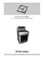 Electrolux 30" FREE-STANDING GAS WAVE-TOUCHTM RANGE 316471110 Use And Care Manual preview
