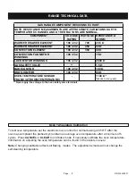 Предварительный просмотр 8 страницы Electrolux 30" GAS FREESTANDING RANGES Service Update Manual