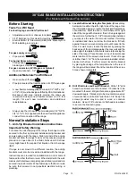 Предварительный просмотр 13 страницы Electrolux 30" GAS FREESTANDING RANGES Service Update Manual