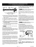 Предварительный просмотр 15 страницы Electrolux 30" GAS FREESTANDING RANGES Service Update Manual
