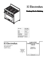 Electrolux 30166673P70S1 Factory Parts Catalog preview