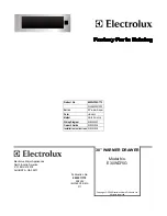 Preview for 1 page of Electrolux 31266300570S2 Factory Parts Catalog