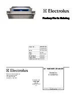 Electrolux 31266300970S2 Factory Parts Catalog preview