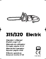 Preview for 1 page of Electrolux 315 Operator'S Manual