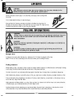 Preview for 21 page of Electrolux 315 Operator'S Manual