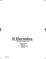 Preview for 24 page of Electrolux 315 Operator'S Manual