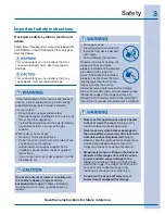 Preview for 3 page of Electrolux 316471200 Use And Care Manual