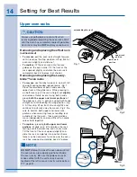 Preview for 14 page of Electrolux 316471200 Use And Care Manual