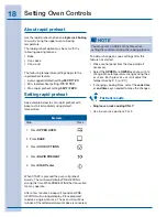 Preview for 18 page of Electrolux 316471200 Use And Care Manual