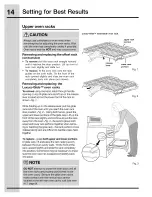 Предварительный просмотр 14 страницы Electrolux 316471210 Use & Care Manual