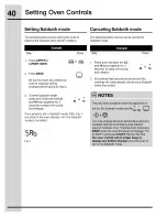 Предварительный просмотр 40 страницы Electrolux 316471210 Use & Care Manual