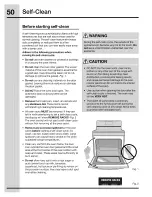 Предварительный просмотр 50 страницы Electrolux 316471210 Use & Care Manual