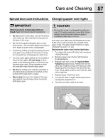 Предварительный просмотр 57 страницы Electrolux 316471210 Use & Care Manual