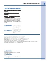 Preview for 3 page of Electrolux 316488521 Installation, Use & Care Manual