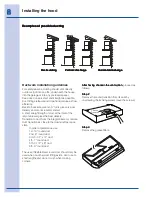 Preview for 8 page of Electrolux 316488521 Installation, Use & Care Manual