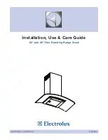 Electrolux 316488522 Installation, Use & Care Manual preview