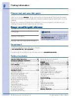 Preview for 2 page of Electrolux 316488524 Installation, Use & Care Manual