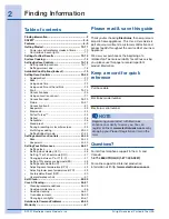 Preview for 2 page of Electrolux 316520101 Use And Care Manual