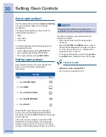 Preview for 20 page of Electrolux 316520101 Use And Care Manual