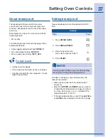 Preview for 37 page of Electrolux 316520101 Use And Care Manual