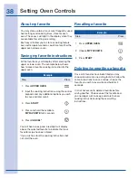 Preview for 38 page of Electrolux 316520101 Use And Care Manual