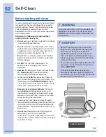 Preview for 52 page of Electrolux 316520101 Use And Care Manual