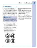 Preview for 57 page of Electrolux 316520101 Use And Care Manual