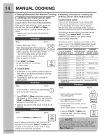 Предварительный просмотр 14 страницы Electrolux 316902903 Use & Care Manual