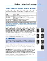 Preview for 13 page of Electrolux 318 203 603 (0709) Use And Care Manual