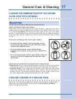 Preview for 17 page of Electrolux 318 203 667 Use And Care Manual