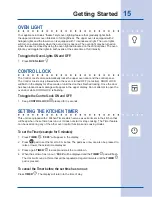 Preview for 15 page of Electrolux 318 203 869 Use And Care Manual