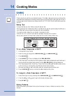 Preview for 14 page of Electrolux 318 205 122 Use And Care Manual