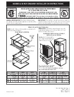 Preview for 1 page of Electrolux 318201808 Installation Instructions Manual