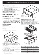 Preview for 2 page of Electrolux 318201811 Installation Instructions Manual