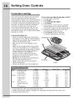 Preview for 14 page of Electrolux 318205134 Use And Care Manual